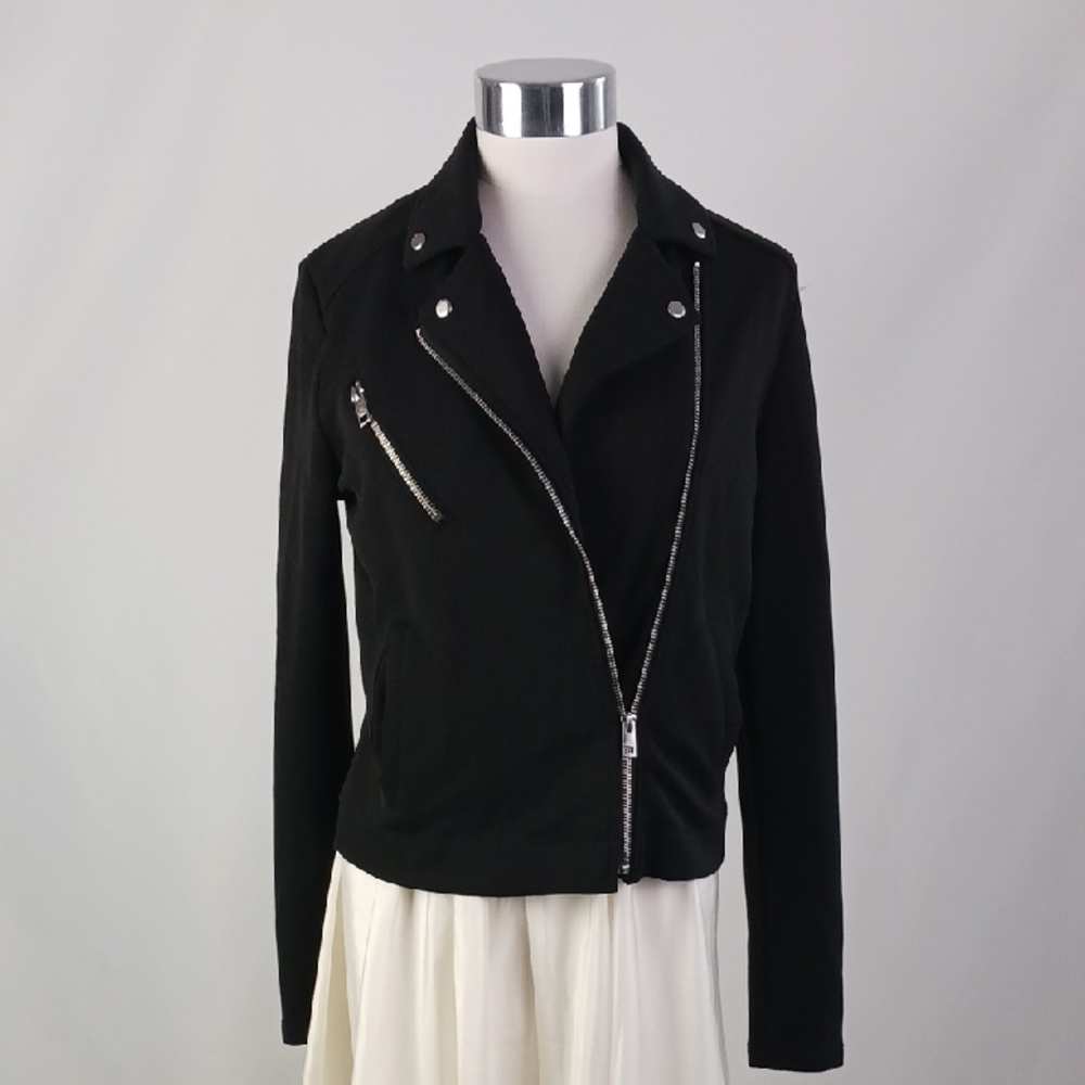 NWT Girls Moto Blk Jacket.